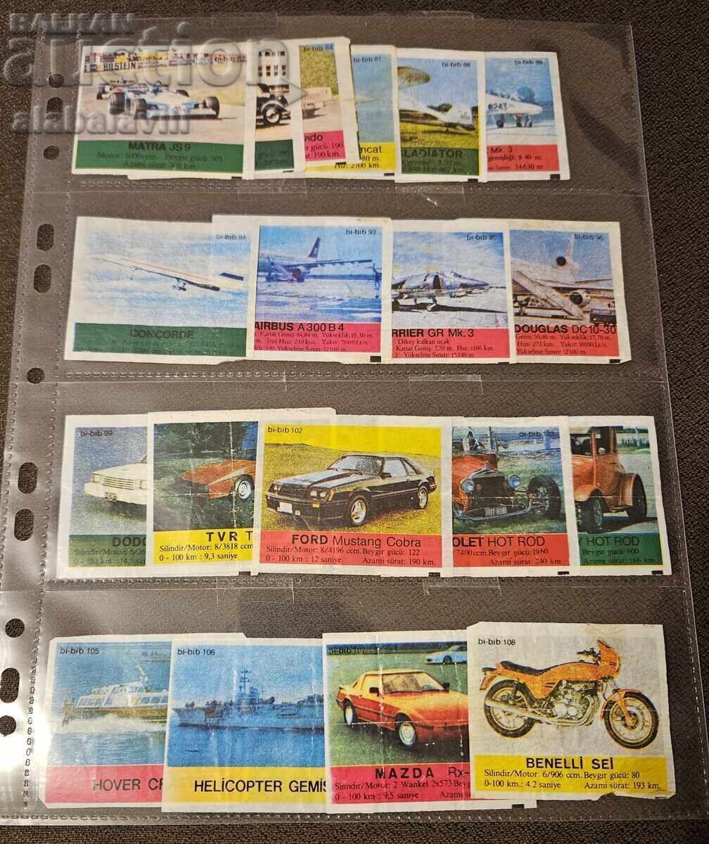 Аукцион Колекция картинки от дъвки bi bib Би Бип Аукцион Колекция картинки от дъвки bi bib Би Бип