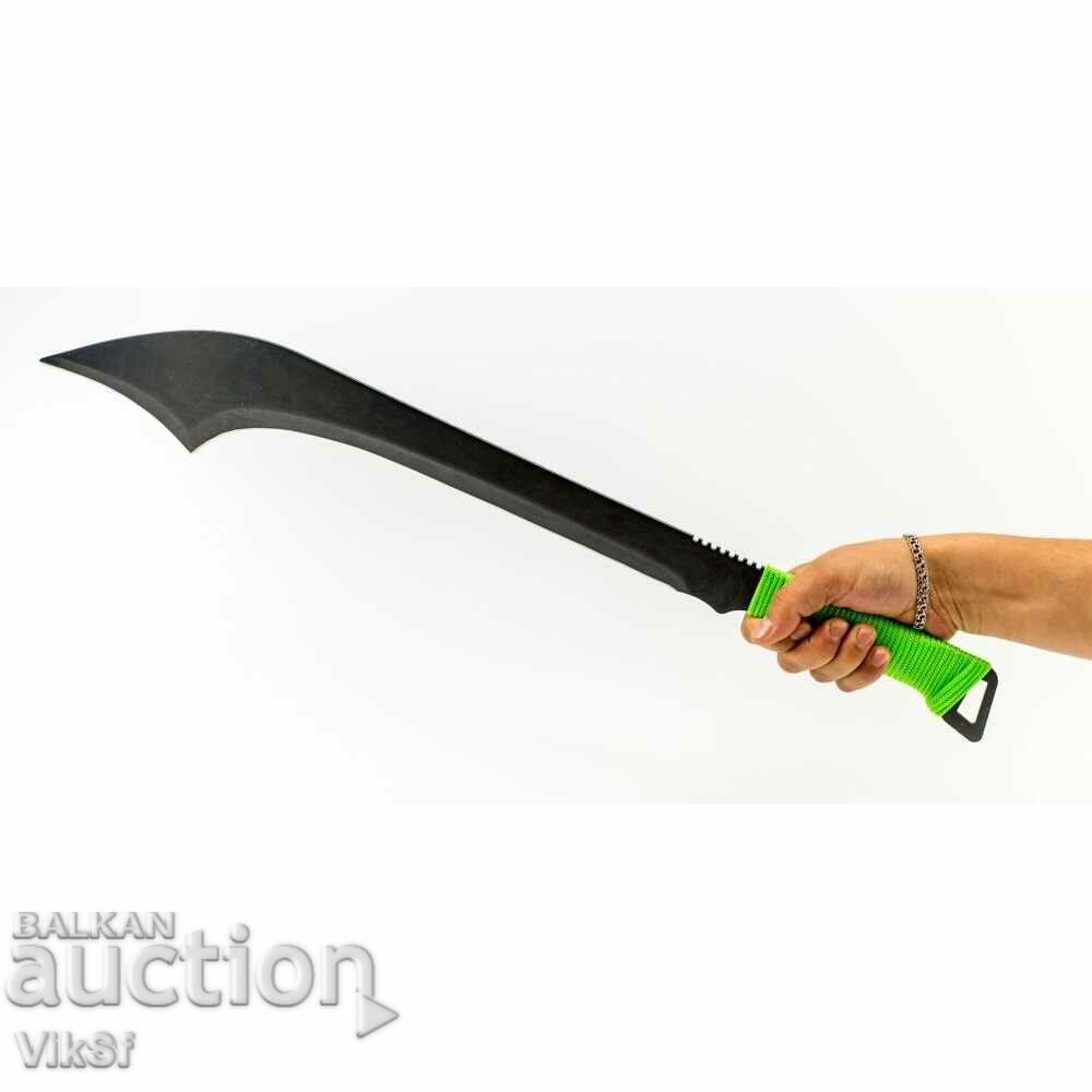 Machete massive large Zombie Apocalypse killer Green Handle - 5