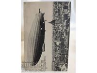 Old Postcard ZR III Airship over Berlin 1924