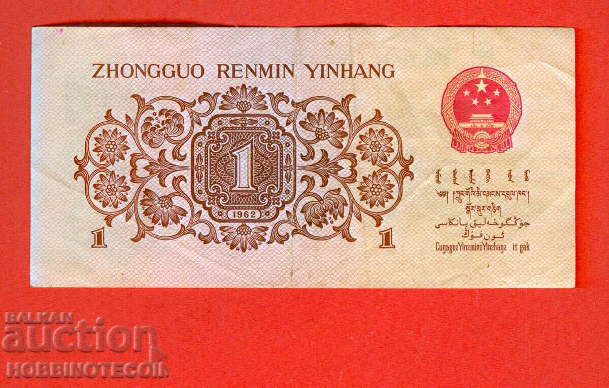 CHINA CHINA 1 Zhao issue issue 1962 with price 2.99 BGN | € 1.53 CHINA CHINA 1 Zhao issue issue 1962 with price 2.99 BGN | € 1.53