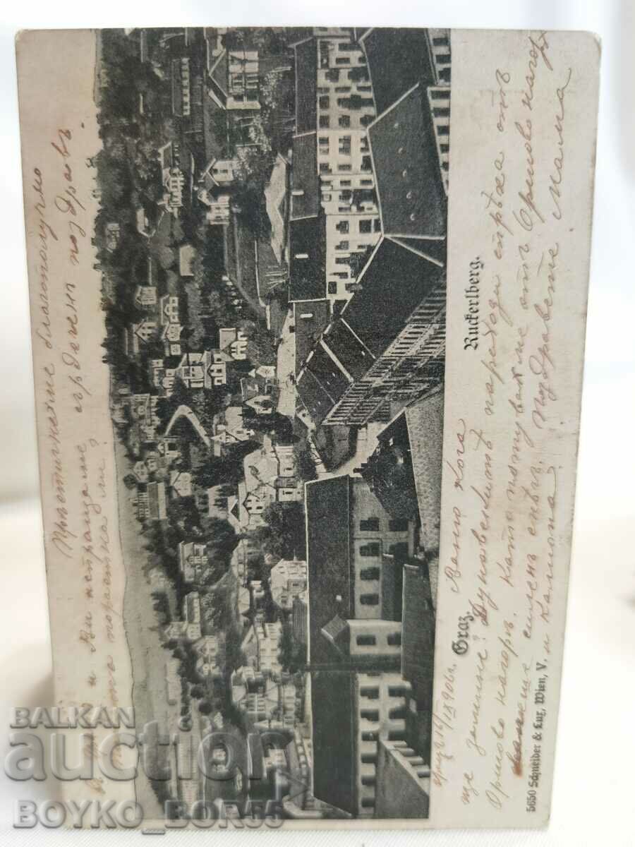 Стара Пощенска Картичка Грац Австрия Началото на 20 в