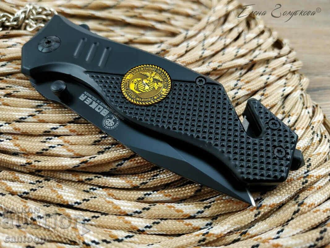 Delivery of Folding semi-automatic knife BOKER B075 - black, 210/89 Delivery of Folding semi-automatic knife BOKER B075 - black, 210/89