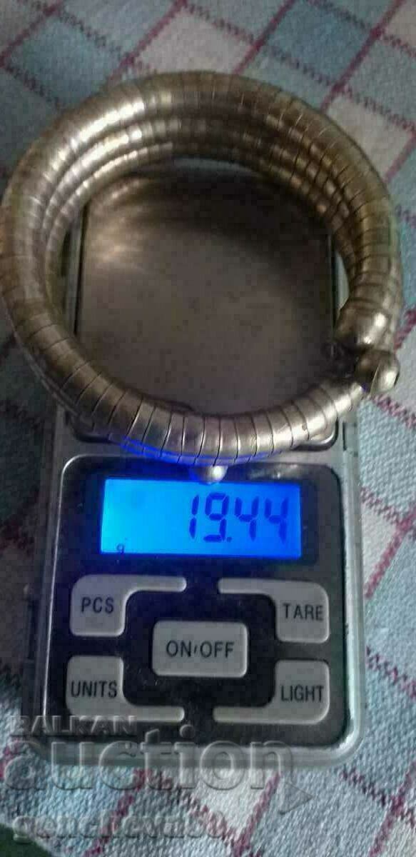 Bratara choker cu margele tub rare, sachan - 7 Bratara choker cu margele tub rare, sachan - 7