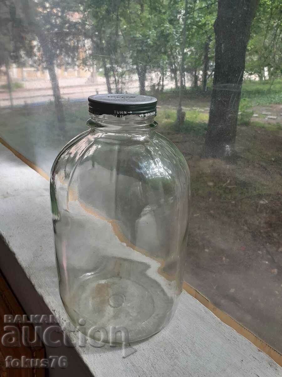Auction  Coca Cola - Old industrial jar of Coca Cola concentrate