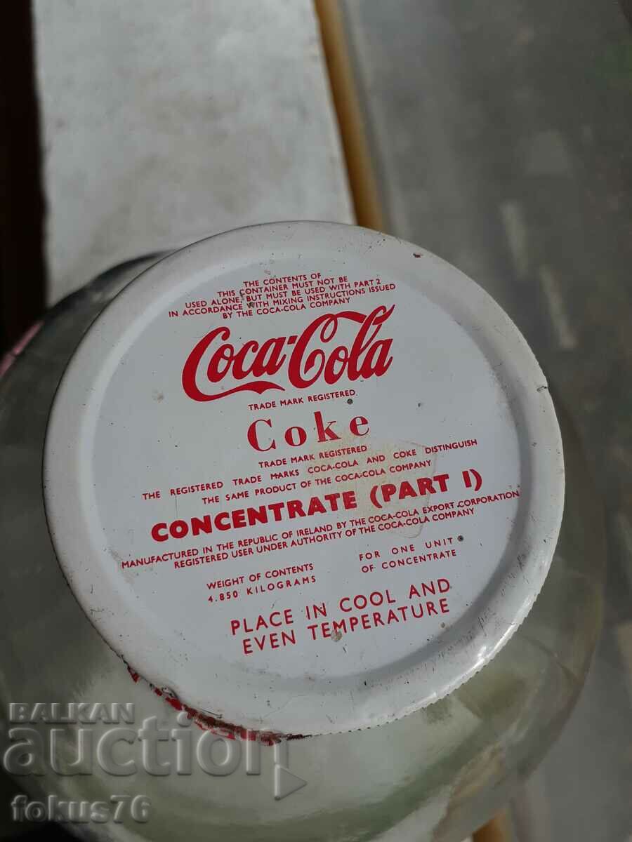 Coca Cola - Стар индустриален буркан от концентрат Кока Кола с цена 75.00 лв. | € 38.35 Coca Cola - Стар индустриален буркан от концентрат Кока Кола с цена 75.00 лв. | € 38.35
