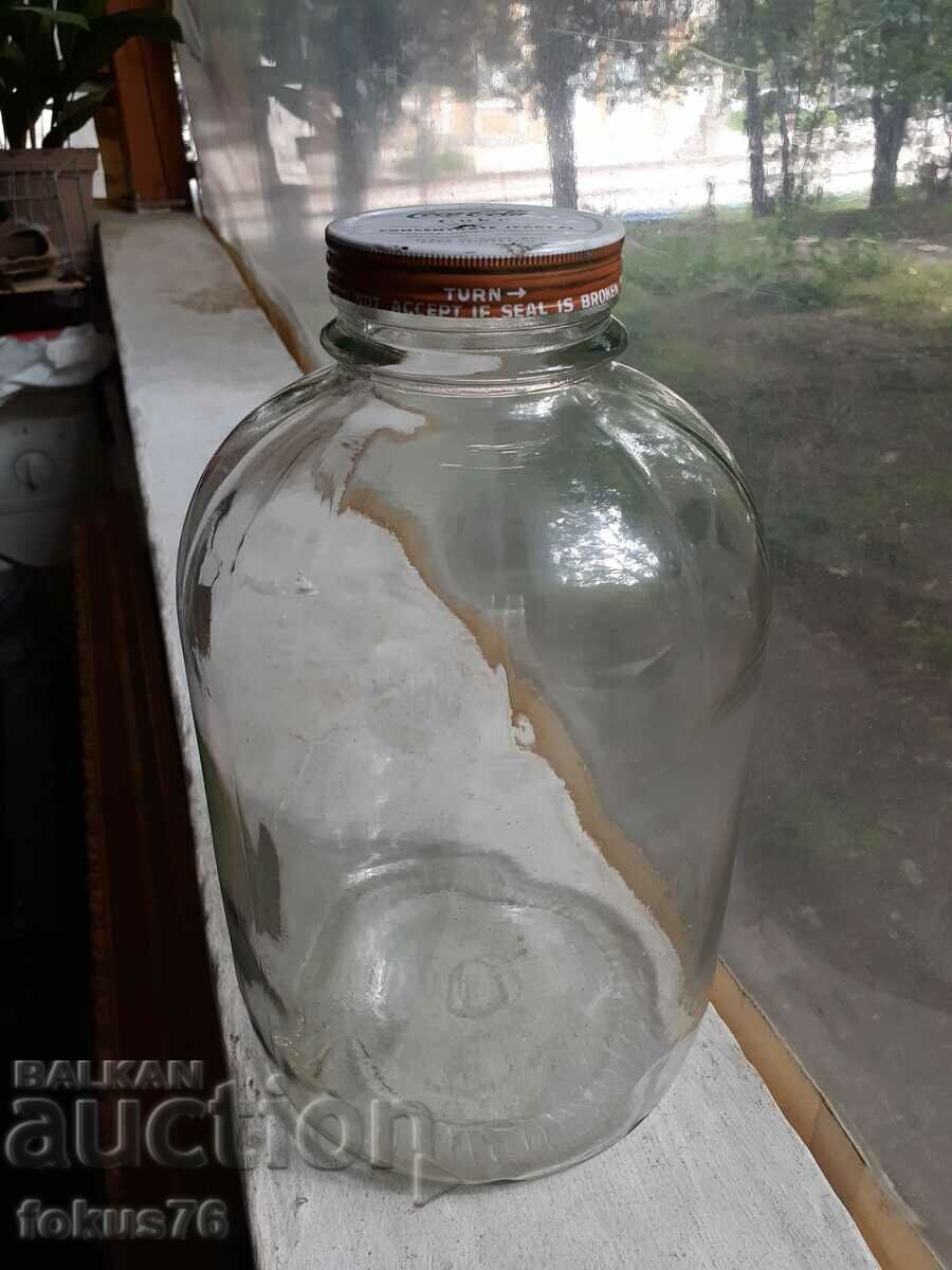 Auction  Coca Cola - Old industrial jar of Coca Cola concentrate