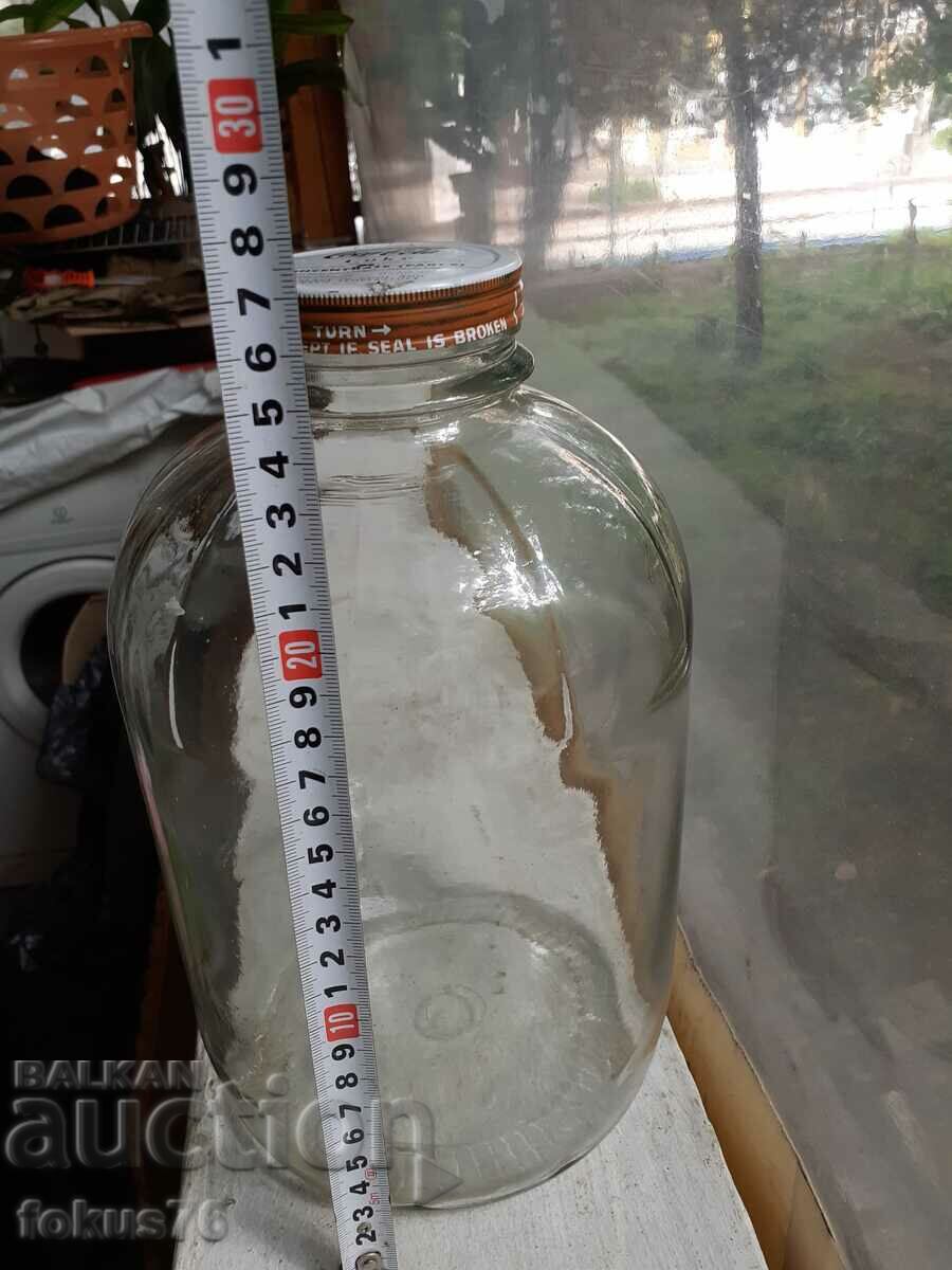 Delivery of Coca Cola - Old industrial jar of Coca Cola concentrate