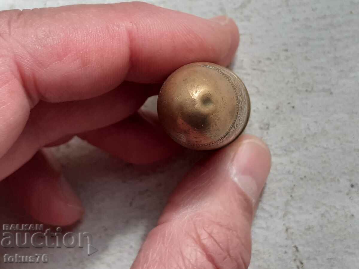 Cutie de ace și ață din bronz otoman vechi - 5 Cutie de ace și ață din bronz otoman vechi - 5