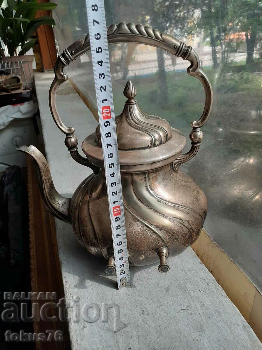 Incredibly beautiful WMF Art Nouveau silver plated teapot - 7 Incredibly beautiful WMF Art Nouveau silver plated teapot - 7