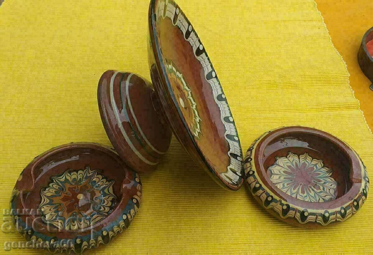 Lot of Troyan household ceramics from the Socialist era - 6 Lot of Troyan household ceramics from the Socialist era - 6