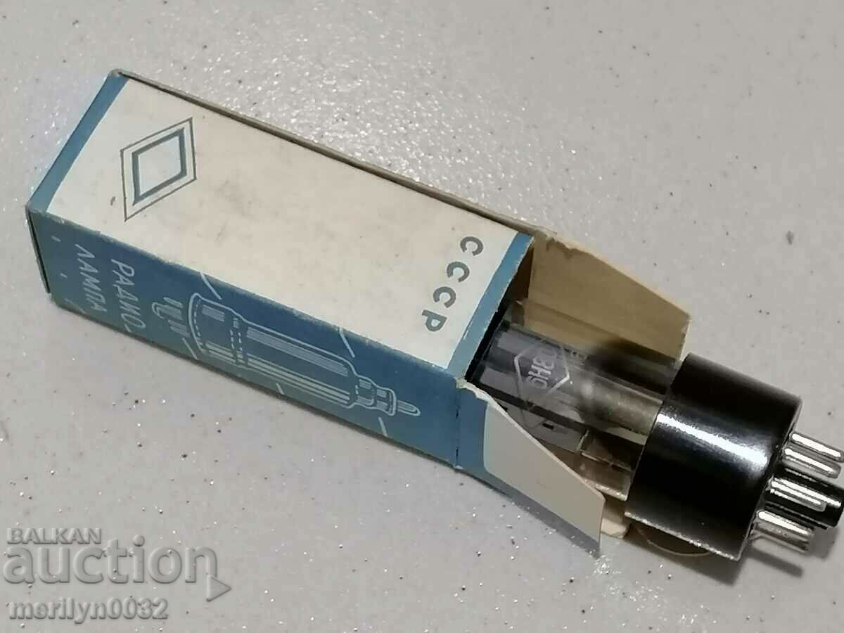 Ραδιοφωνικός λαμπτήρας USSR 6H8S Ραδιόφωνο - 6 Ραδιοφωνικός λαμπτήρας USSR 6H8S Ραδιόφωνο - 6