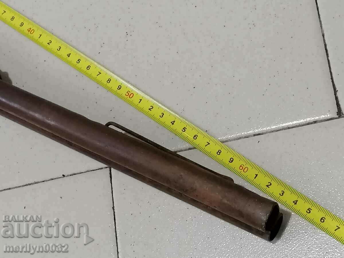 Auction Bulgarian children's sheet metal toy rifle from the 1940s Auction Bulgarian children's sheet metal toy rifle from the 1940s