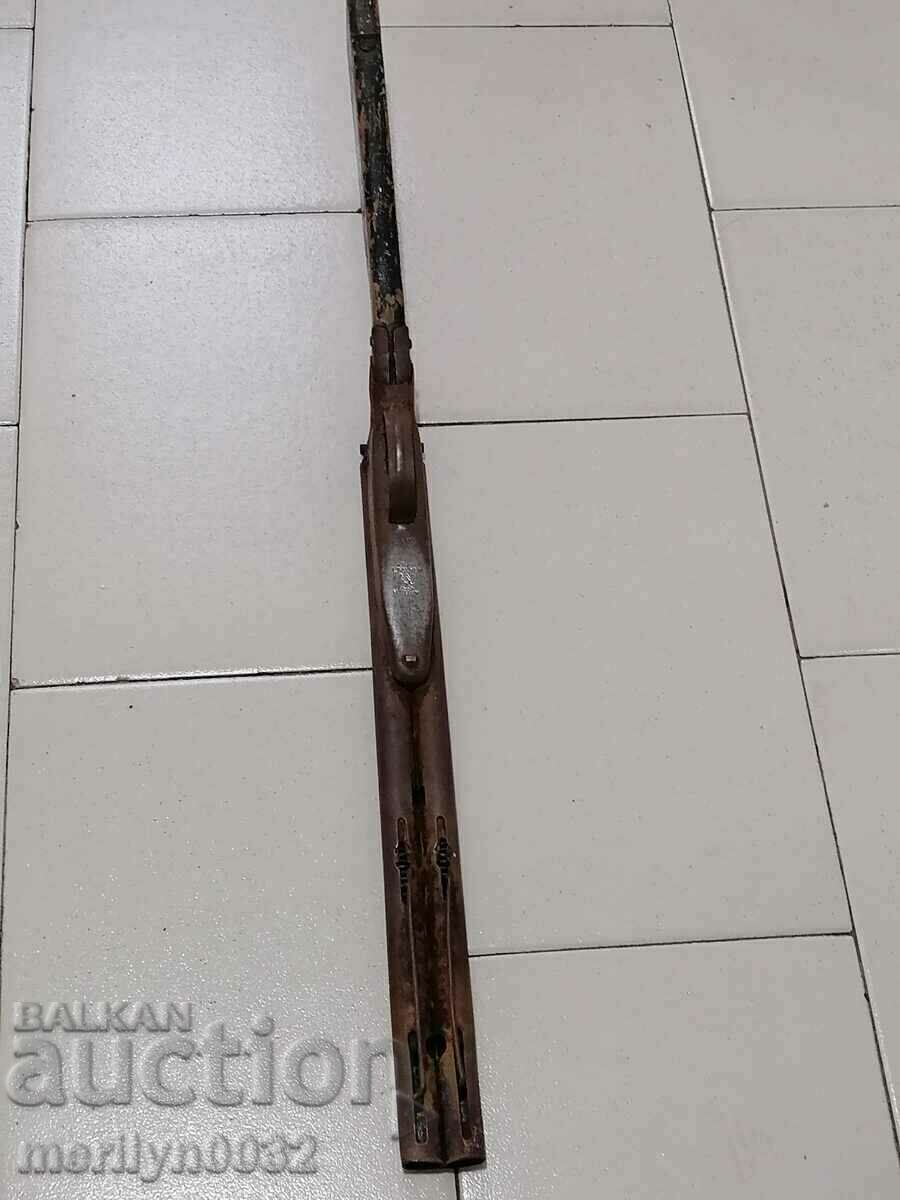 Bulgarian children's sheet metal toy rifle from the 1940s - 6 Bulgarian children's sheet metal toy rifle from the 1940s - 6