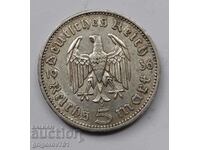 5 марки сребро Германия 1936 A III Райх  сребърна монета №43