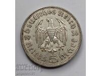 5 марки сребро Германия 1936 A III Райх  сребърна монета №47