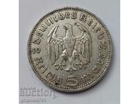 5 марки сребро Германия 1935 D III Райх  сребърна монета №58