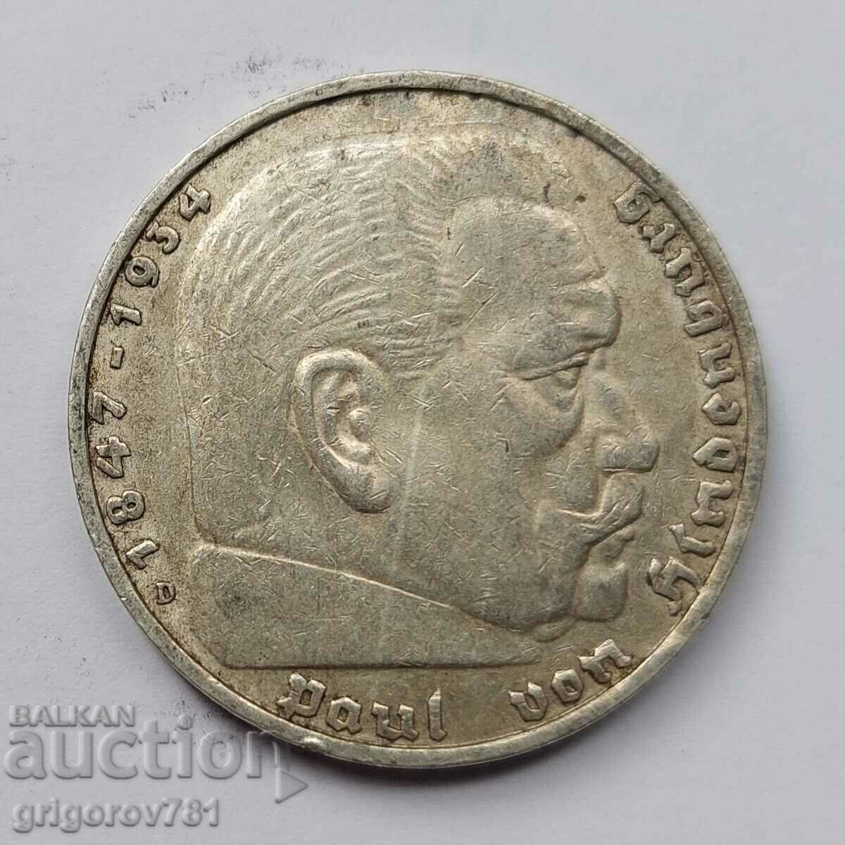 Moneda de argint 5 Mark Germania 1935 D III Reich #69 cu preț € 16.87 | 32.99 BGN Moneda de argint 5 Mark Germania 1935 D III Reich #69 cu preț € 16.87 | 32.99 BGN