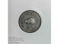 Tanzania 50 cents 1980