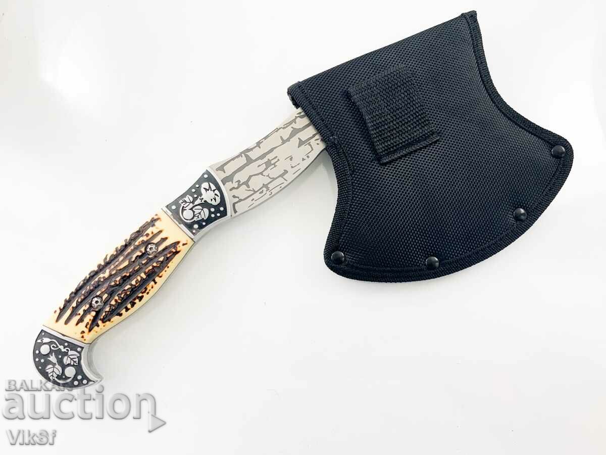 Russian compact hatchet-engraved tiger Camping Ax 65x13 - 7 Russian compact hatchet-engraved tiger Camping Ax 65x13 - 7