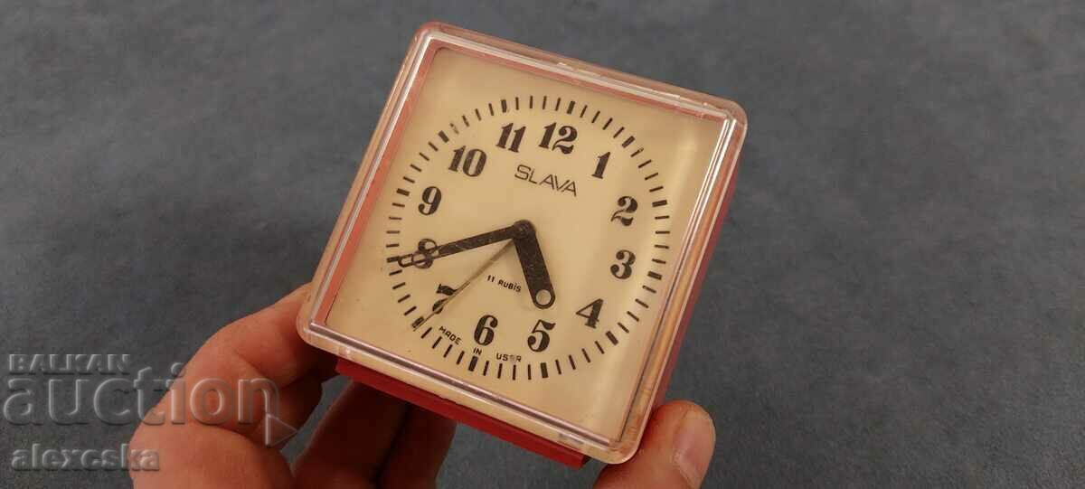 Стар будилник -"SLAVA" с цена 20.00 лв. | € 10.23 Стар будилник -"SLAVA" с цена 20.00 лв. | € 10.23
