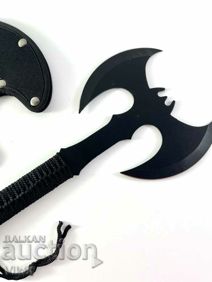 Auction Double-Edged Axe-Legendary Dark Wing Bat Throwing Axe Auction Double-Edged Axe-Legendary Dark Wing Bat Throwing Axe