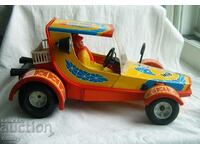 Big buggy Molly jeep with driver - tin toy, GDR