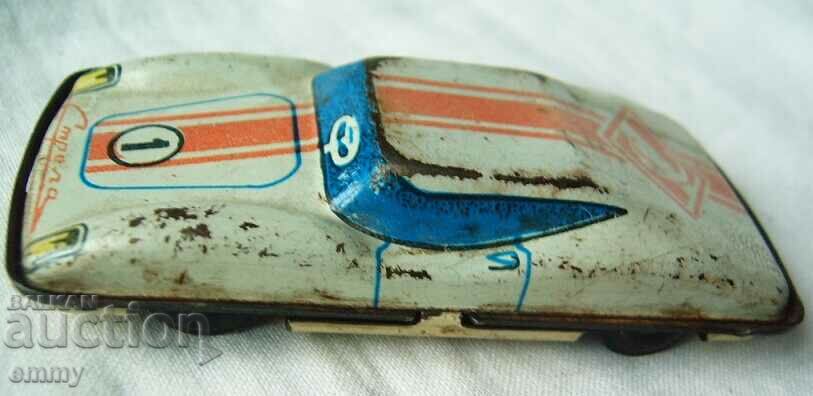 Аукцион Стара ламаринена количка детска играчка "Стрела", СССР Аукцион Стара ламаринена количка детска играчка "Стрела", СССР