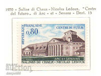 1970. France. Historical building - the Royal Saltworks.