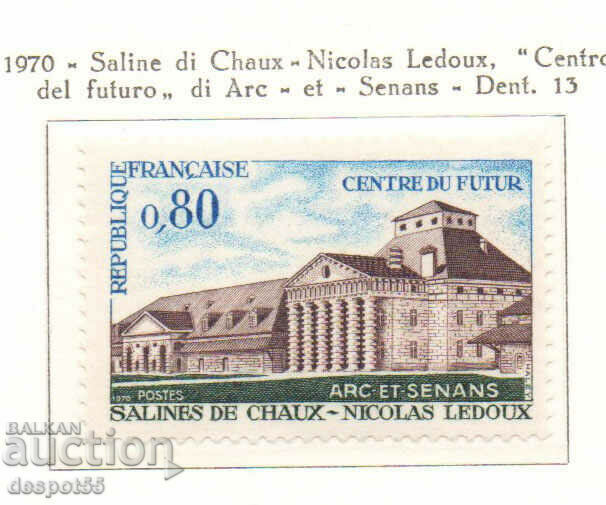 1970. Franţa. Clădire istorică - Salina Regală.