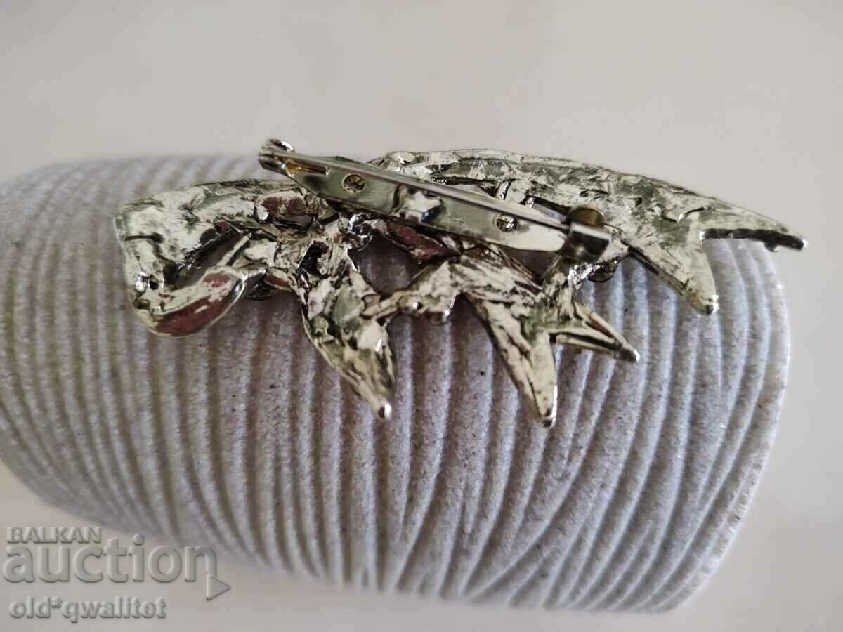 Auction BROOCH - large, spectacular, 60s-70s Auction BROOCH - large, spectacular, 60s-70s