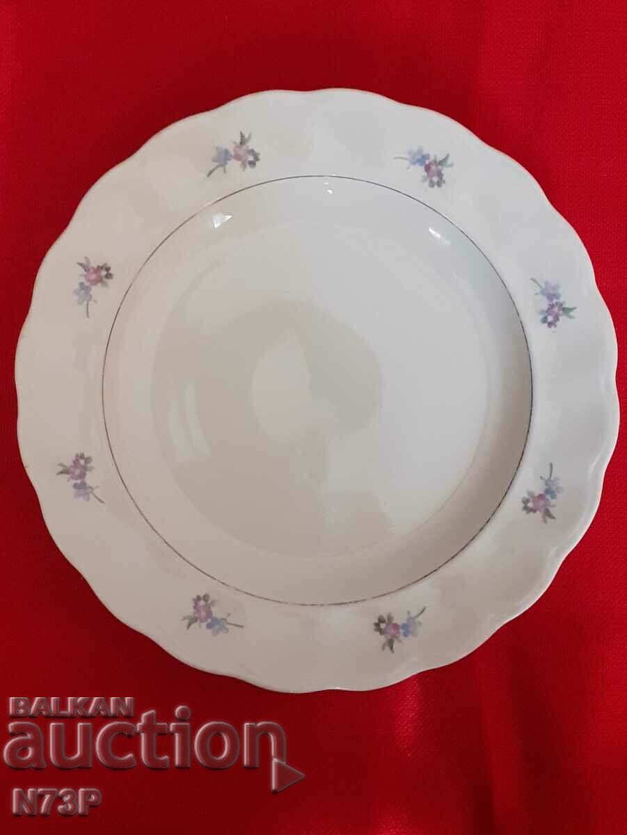 OLD PORCELAIN PLATE. COLLECTION. MADE IN SWEDEN.