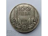 100 leva silver Bulgaria 1934 - silver coin #16