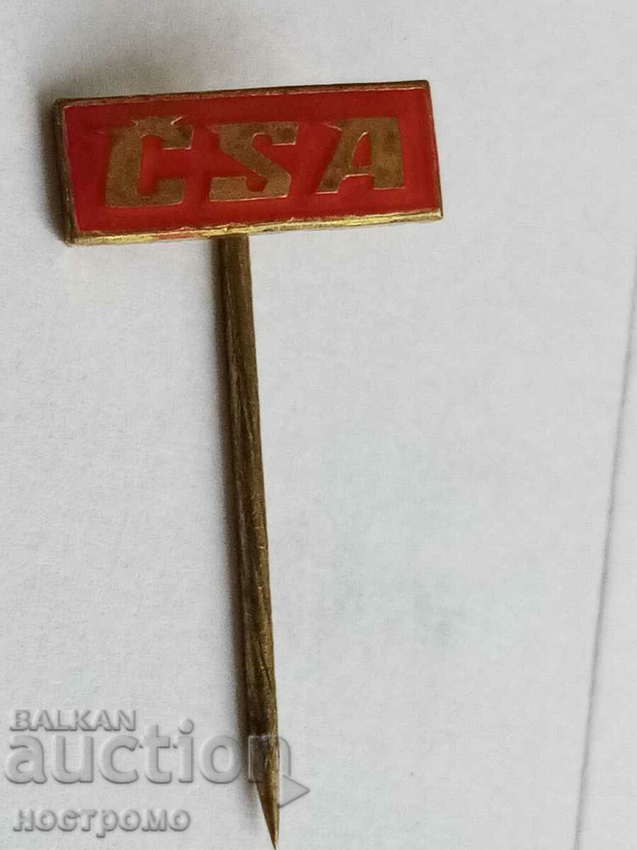 CSA - CSSR - Стара значка - А 495