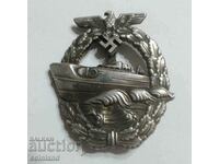 Insigna cu placă cu medalie nazistă germană - REPRODUCERE REPLICA