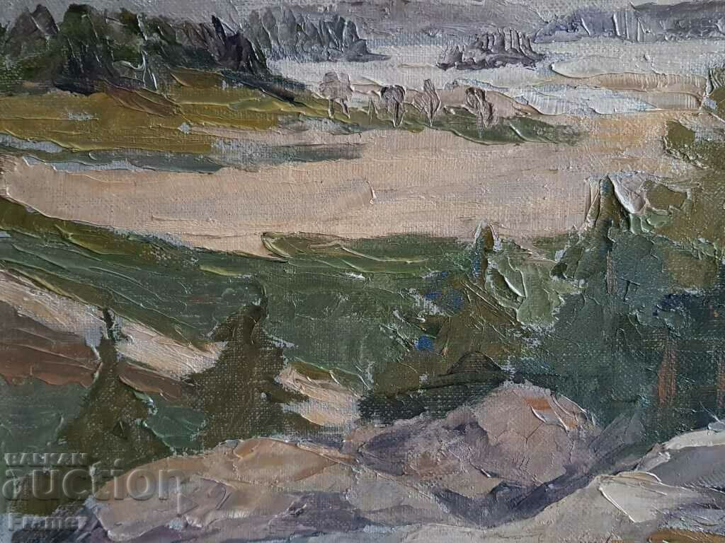 Дечко Узунов 1899 - 1986 2бр. Автопортрет рисунки в 1 рамка - 5 Дечко Узунов 1899 - 1986 2бр. Автопортрет рисунки в 1 рамка - 5