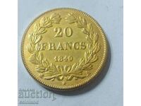 20 francs 1940- REPLICA REPRODUCTION