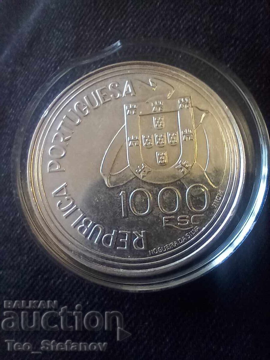 1000 Escudo 1994 Πορτογαλία Ασημένιο Σπάνιο