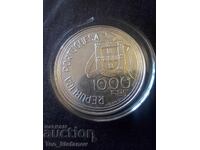 1000 Escudo 1994 Πορτογαλία Ασημένιο Σπάνιο