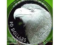 10 долара 1994 Австралия UNC PROOF капсула сребро
