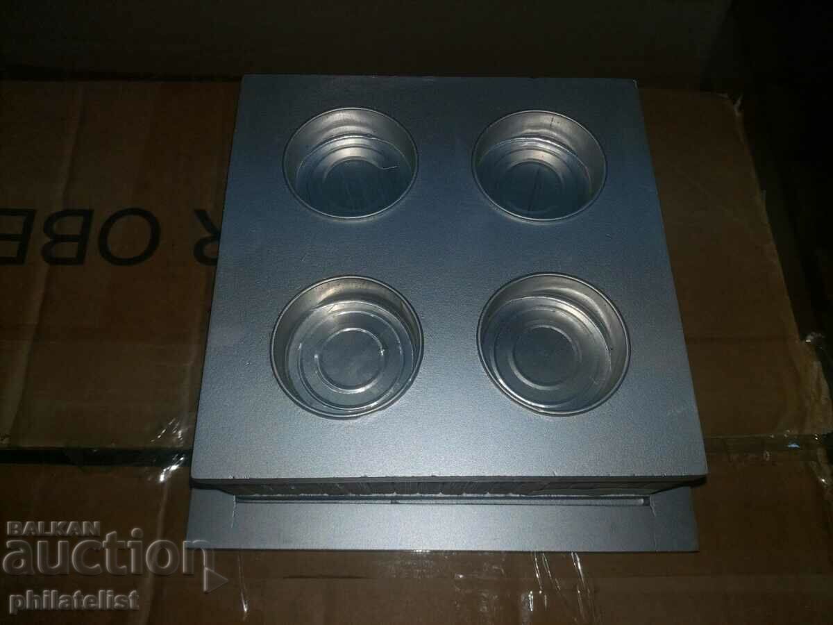 Candle holder for 4 candles with price 7.00 BGN | € 3.58 Candle holder for 4 candles with price 7.00 BGN | € 3.58