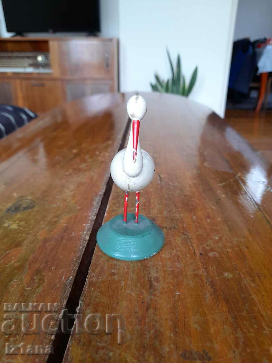 Auction Old souvenir, figurine Stork Auction Old souvenir, figurine Stork