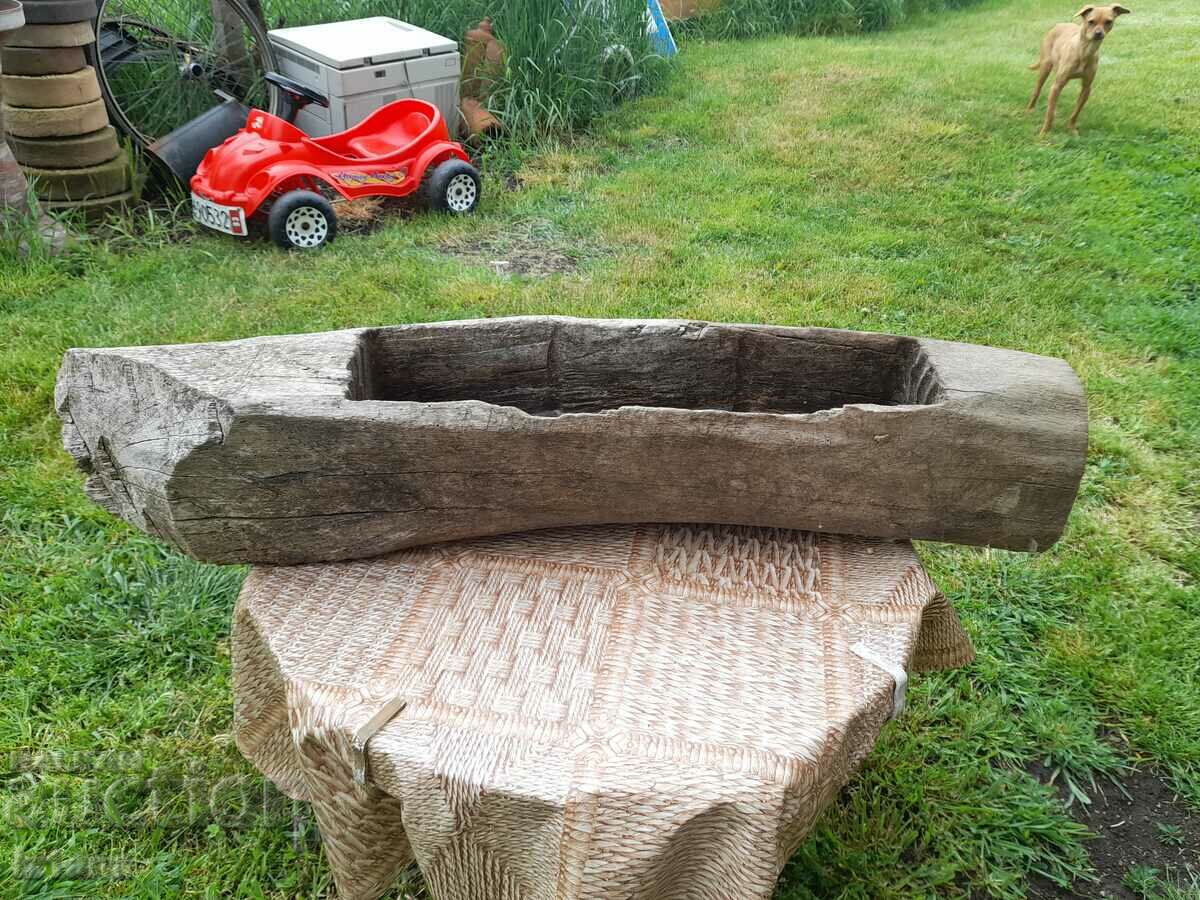 Auction Ancient wooden trough, feeder Auction Ancient wooden trough, feeder