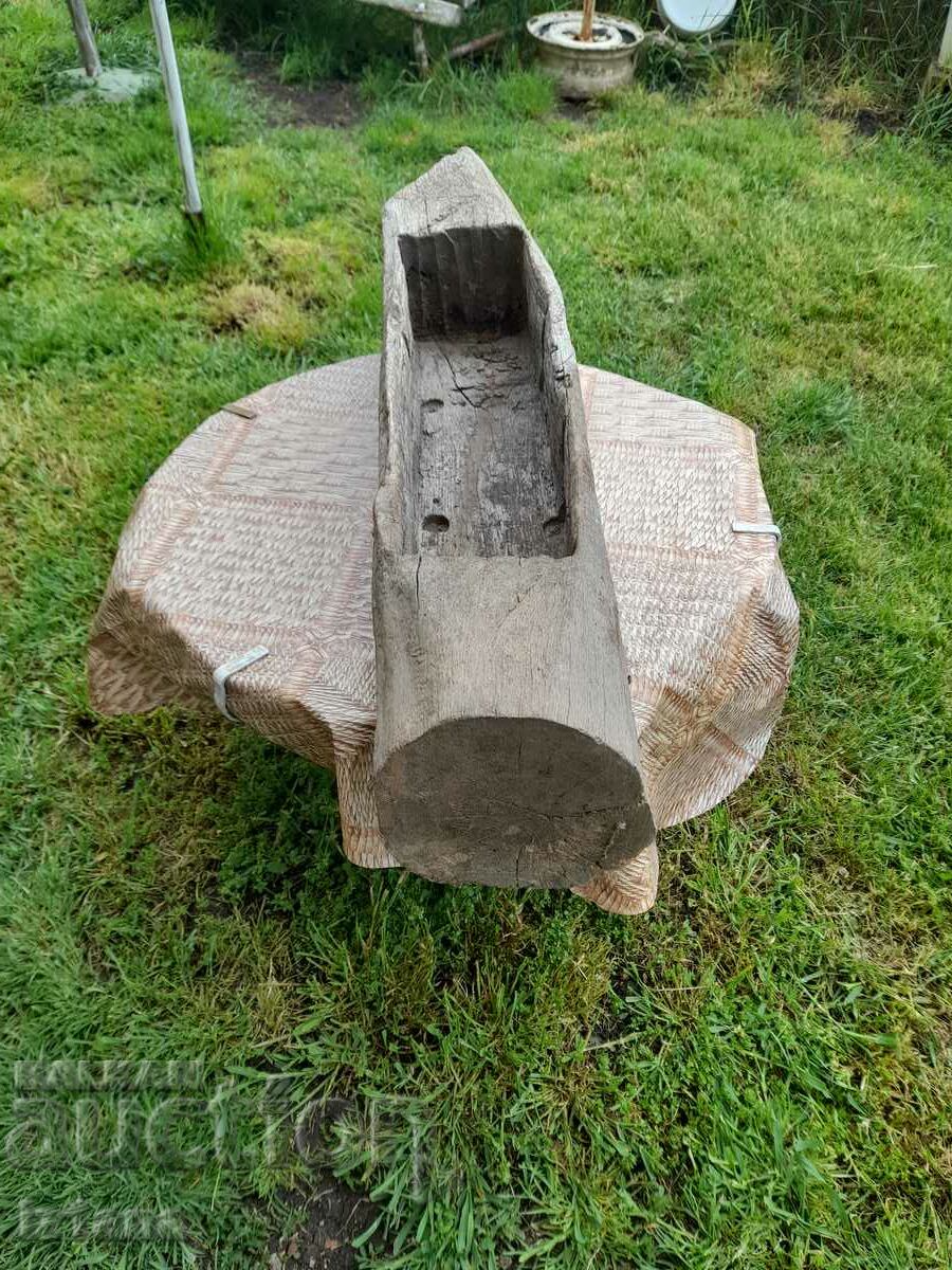 Delivery of Ancient wooden trough, feeder Delivery of Ancient wooden trough, feeder