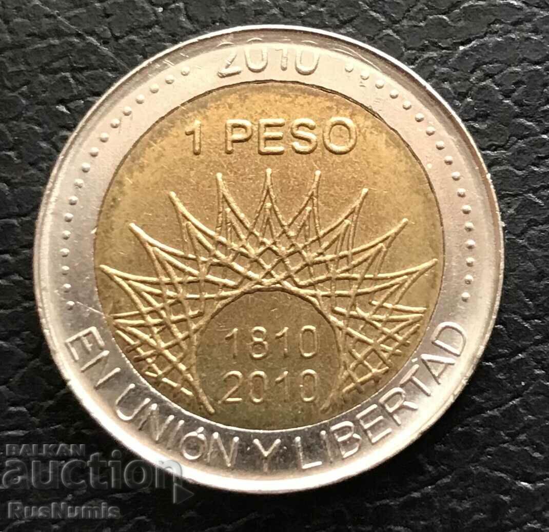 Argentina. 1 peso 2010 Mar del Plata. UNC. with price 4.00 BGN | € 2.05 Argentina. 1 peso 2010 Mar del Plata. UNC. with price 4.00 BGN | € 2.05