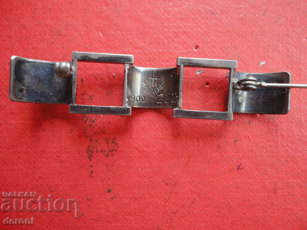 Antique Art Silver 800 Brooch - 6 Antique Art Silver 800 Brooch - 6