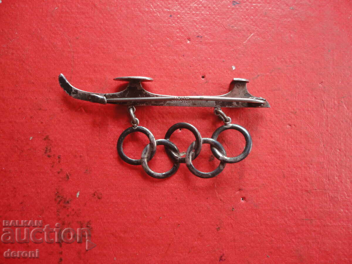 Auction Silver Olympic insignia medal 3rd Reich Auction Silver Olympic insignia medal 3rd Reich