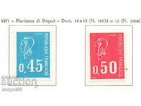 1971. France. Mariane - a new type.