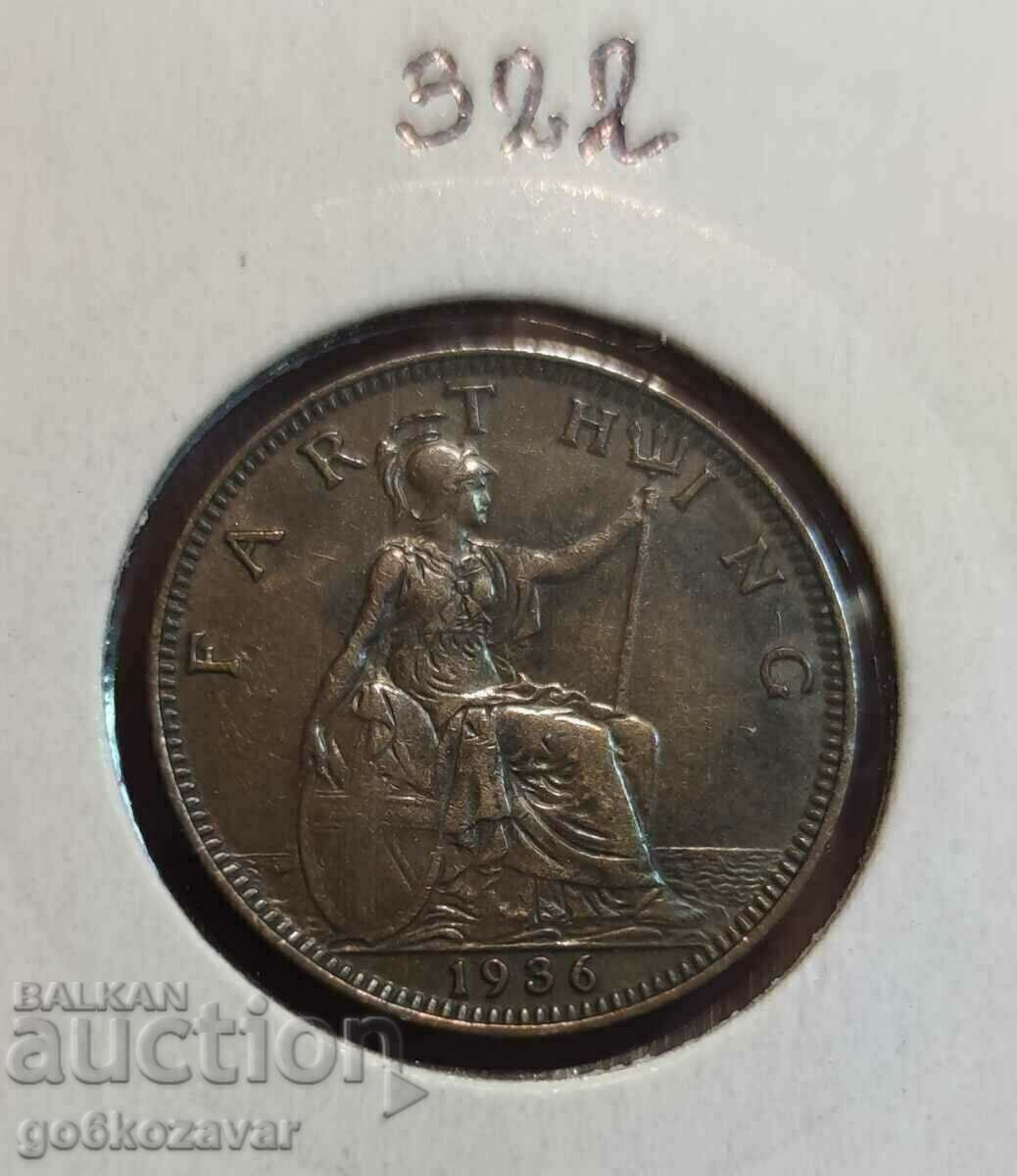 Marea Britanie 1 farthing 1936