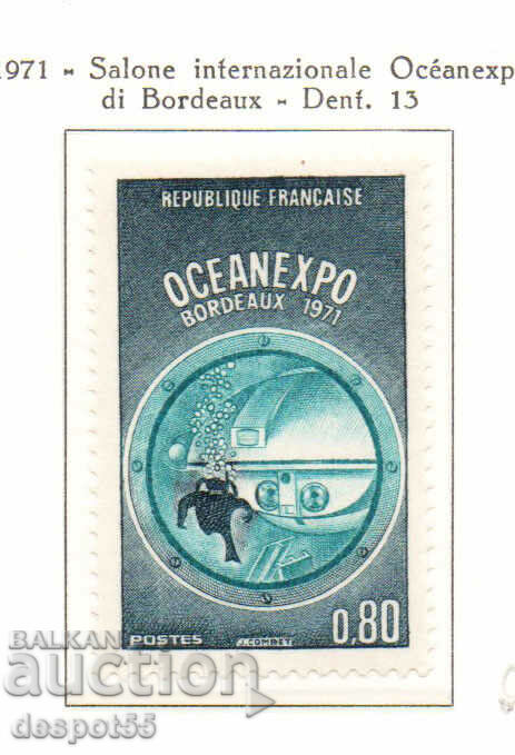 1971. France. "Oceanexpo" - International Exhibition, Bordeaux.