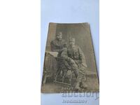Снимка Печъ Двама унгарски войници ПСВ 1918